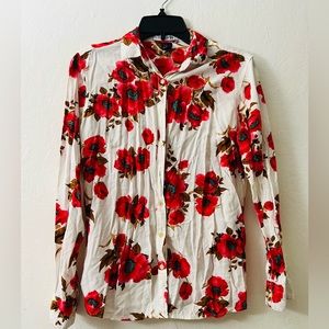 🎄Forever21 - Floral Button down